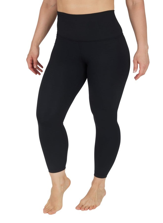 90 Degree By Reflex Womens High Waisted Leggings Buttery Soft Workout Squat Proof Gym Yoga Pants - Classic Black - Small - Image 2